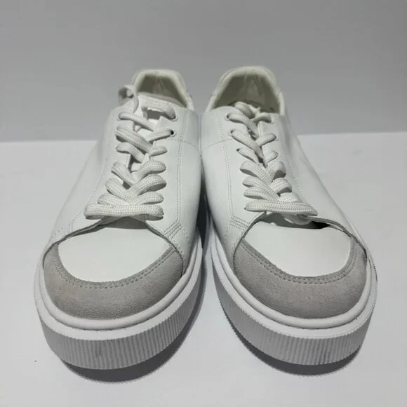 BOSS Men's Colyn Derby Sneakers White Size EU45 M US12